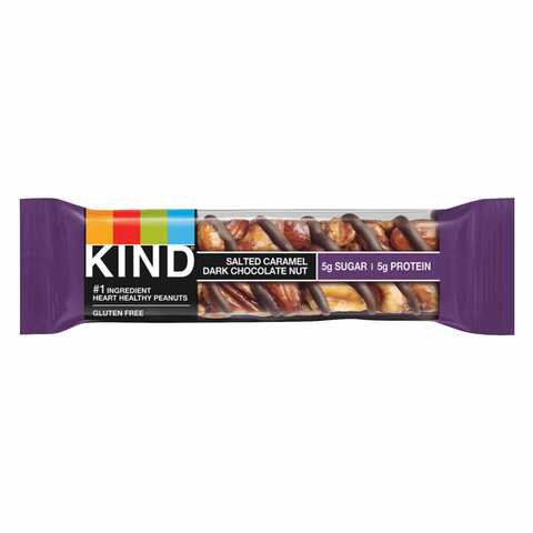 Be-Kind Salted Caramel Dark Chocolate Nut Bar 40g Pack of 12