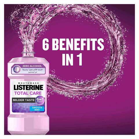 Listerine Mouthwash Total Care - Milder Taste - 500ml