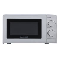 Olsenmark Manual Microwave Oven, 22L - Multiple Power Level - End Cooking Signal - Glass Turntable Tray - Cooking Timer - Defrost Function - Glass &amp;amp; Spcc Material