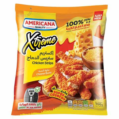Americana Xtreme Chicken Strips Cheese Burst 700g