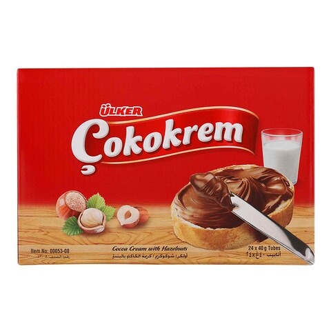 Ulker Cokokrem Cocoa And Hazelnut Spread 40g Pack of 24