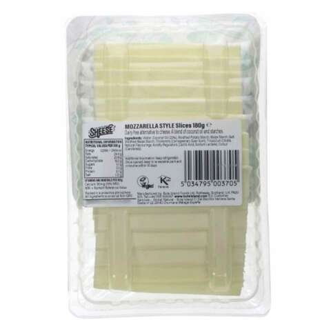 Sheese Mozzarella Style Sliced Cheese 180g