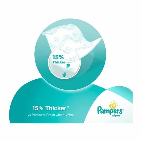 Pampers Sensitive Baby Wipes - 56 Wipes
