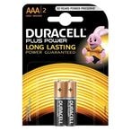 Buy Duracell Plus Power Type AAA Alkaline Battery - 2 Batteries in Egypt