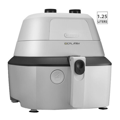 Buy Delonghi Idealfry Air Fryer, 1400W, 1.25L, DLFH2101.W in Saudi Arabia