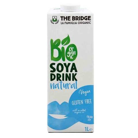 The Bridge Bio Organic Gluten Free Soy Drink Natural 1 Liter