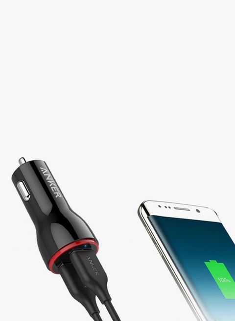 Anker - PowerDrive 2 Car Charger Black