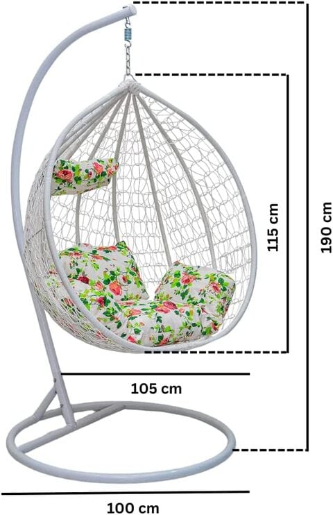 Outdoor hanging egg on sale chair with stand