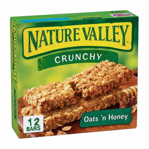 Buy Nature Valley Crunchy Granola Bars Oats Honey 42 G X 6 Online Shop Food Cupboard On Carrefour Saudi Arabia