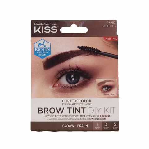 Kiss Brow Tint Diy Kit Brown Tint Kebt01c Price In Uae Carrefour Uae Supermarket Kanbkam