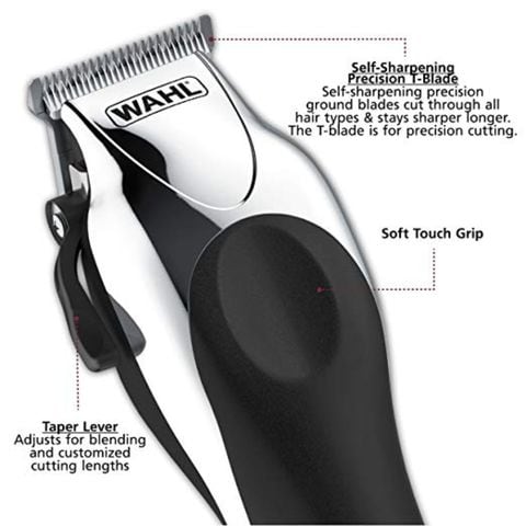 Wahl ChromePro Deluxe Hair clipper, Combo Pack9524-1027