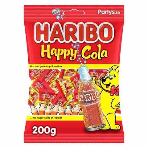Haribo Mini Happy Cola Maxi Bag Candy 200g