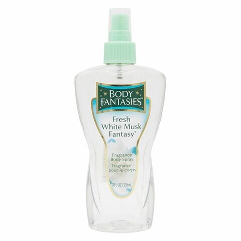 Body Fantasies Fresh White Musk Fantasy Body Spray 236ml