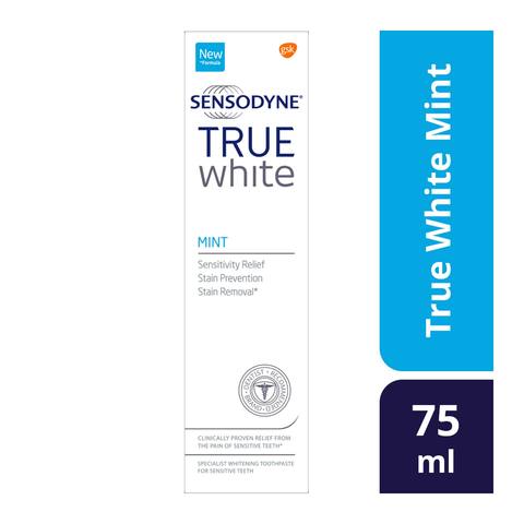 Sensodyne True White Mint Toothpaste 75ml