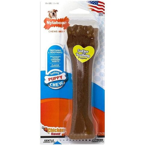 Nylabone puppy store chew chicken flavor