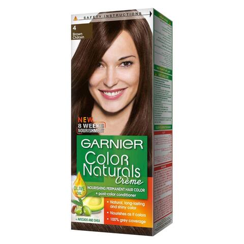 Buy Garnier Color Naturals Hair Color - Brown Online - Shop Beauty &  Personal Care on Carrefour Egypt