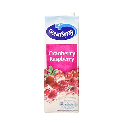 Ocean Spray Juice Cranberry Raspberry Tetrapak 1L