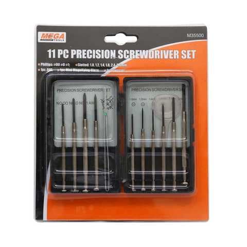 Mega Precision Screwdriver Set 11pcs