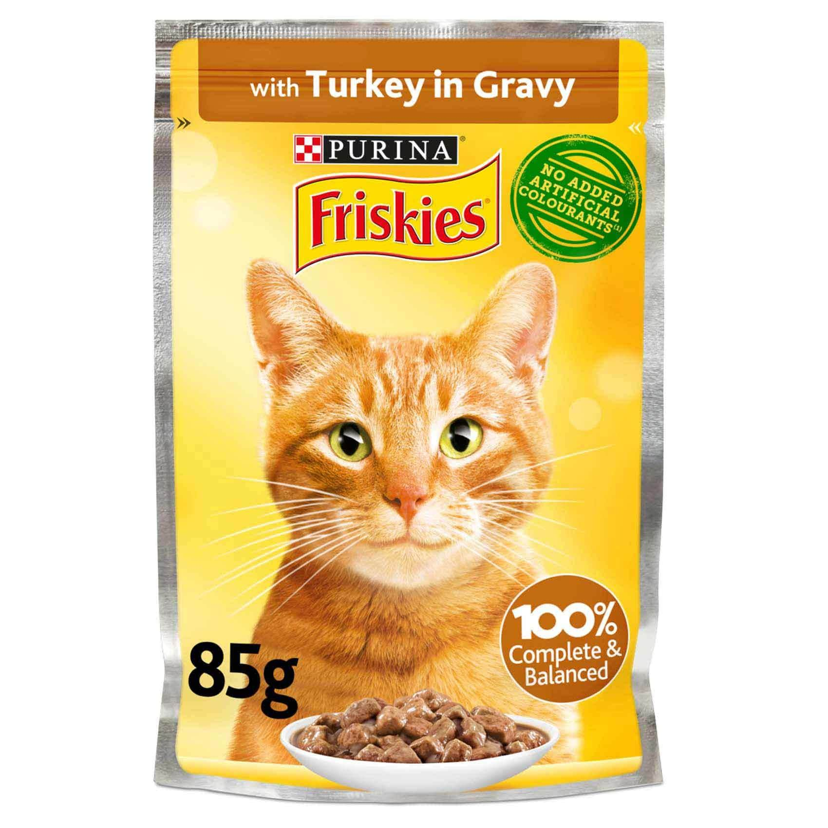 wet cat food with gravy