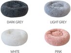 Buy Goolsky Soft Plush Round Pet Bed Cat Soft Bed Cat Bed For Cats Small Dogs in UAE