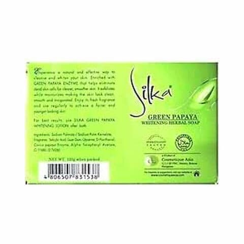 Silka Whitening Herbal Soap Green Papaya 135gram