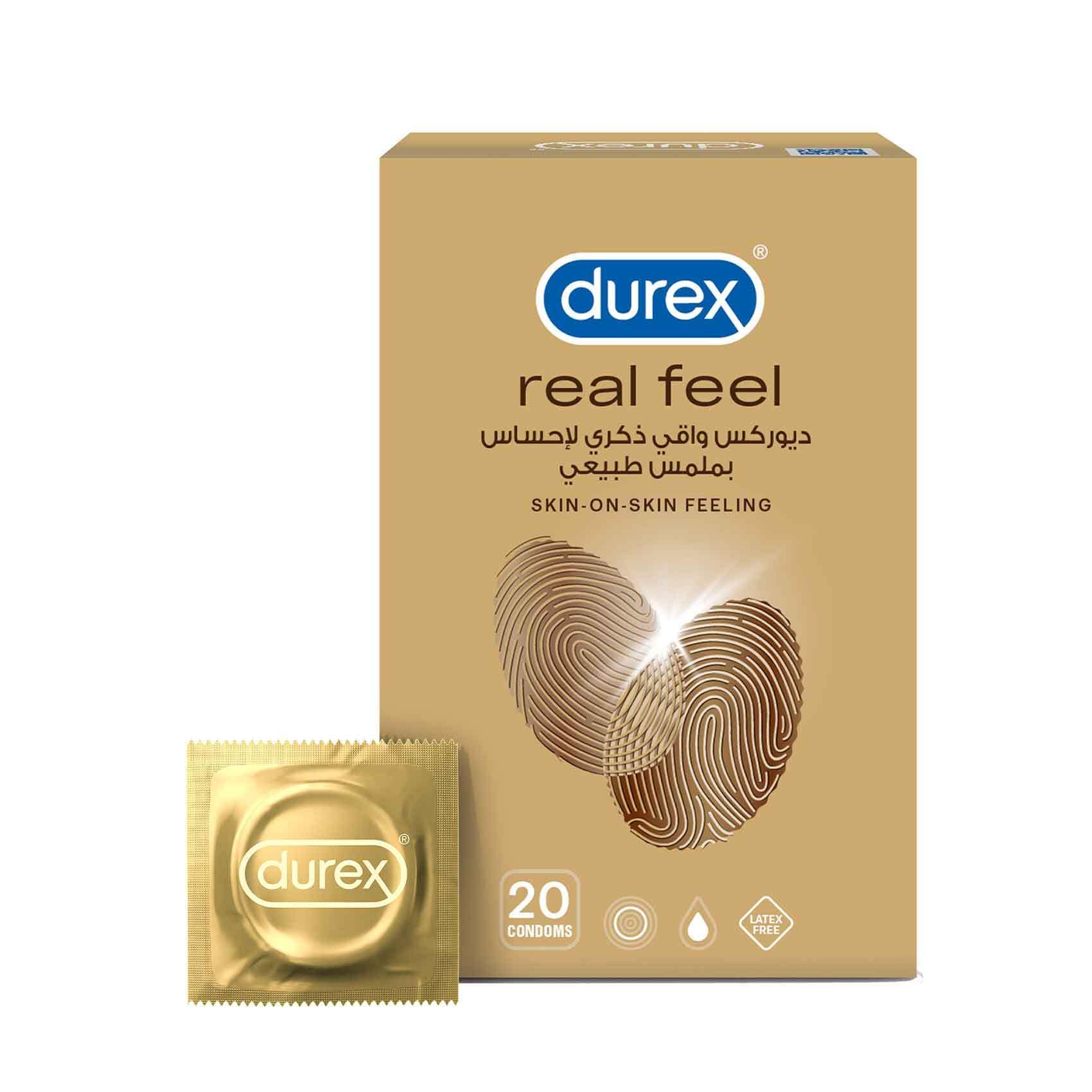 Durex Real Feel  Latex Free Condoms For Skin-on-skin Feel