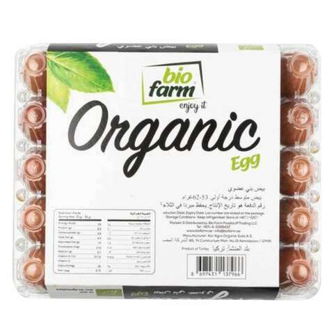 Bio Farm Organic Brown Eggs Medium 30 PCS