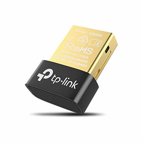 TP-Link USB Bluetooth Adapter for PC 4.0 Bluetooth Dongle Receiver Support Windows 10/8.1/8/7/XP for Desktop, Laptop, Mouse, Keyboard, Printers, Headsets, Speakers, PS4/ Xbox Controllers (UB400)