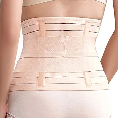 Margoun Postpartum/Post Pregnancy Recovery Belly Band Waist Trainer Cincher Trimmer Tummy Control Slimming Body Shaper Shapewear Belt, (XL)