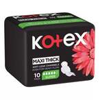 Buy Kotex Maxi Protect Thick Pads Super Size Sanitary Pads With Wings 10 Sanitary Pads in UAE