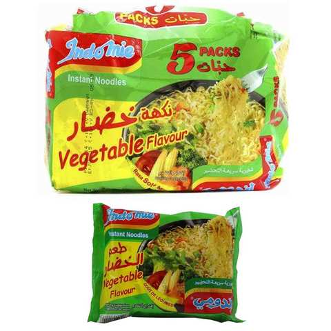 Indomie Noodles Vegetable Flavor 75 Gram 5 Pieces