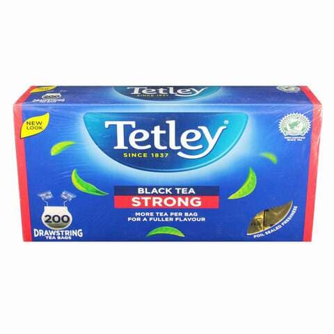 Tetley Strong Black 200 Tea Bags