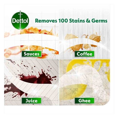 Dettol Antibacterial Power Multi Purpose Jasmine Floor Cleaner 900ml x Pack of 1 + 1 Free