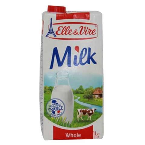 Elle &amp; Vire UHT Full Cream Whole Milk 1L