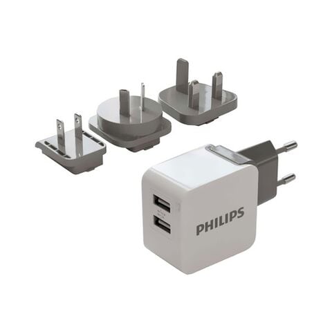 Philips Ultra Fast Travel Adaptor 15.5W White