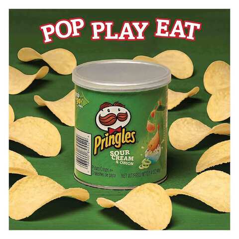 Pringles Sour Cream and Onion Potato Crisps Chips - Shop Chips at