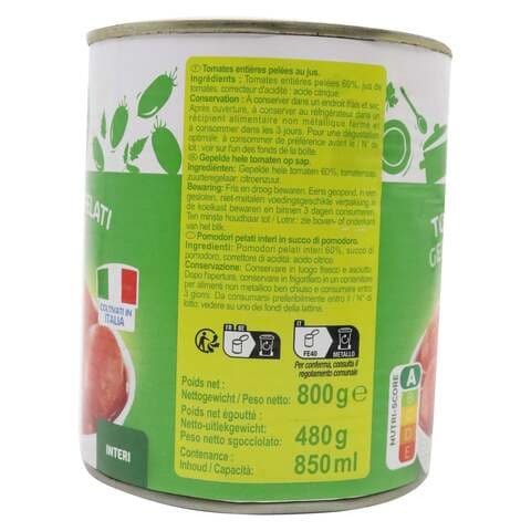 Carrefour Whole Peeled Tomatoes In Juice 800g