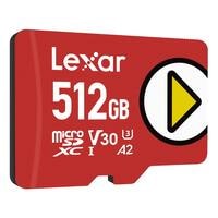 Lexar Play UHS-I MicroSDXC Flash Memory 512GB Red