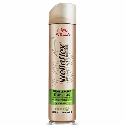Buy Wella Flex Flexible Ultra Strong Hold Hairspray 250ml in UAE