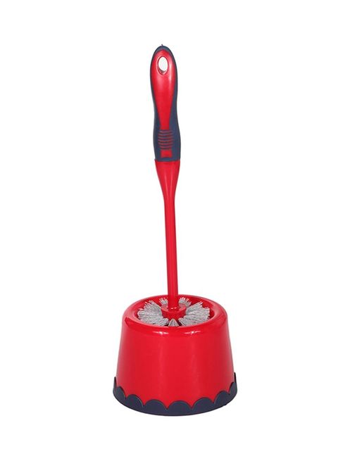 Red sale toilet brush