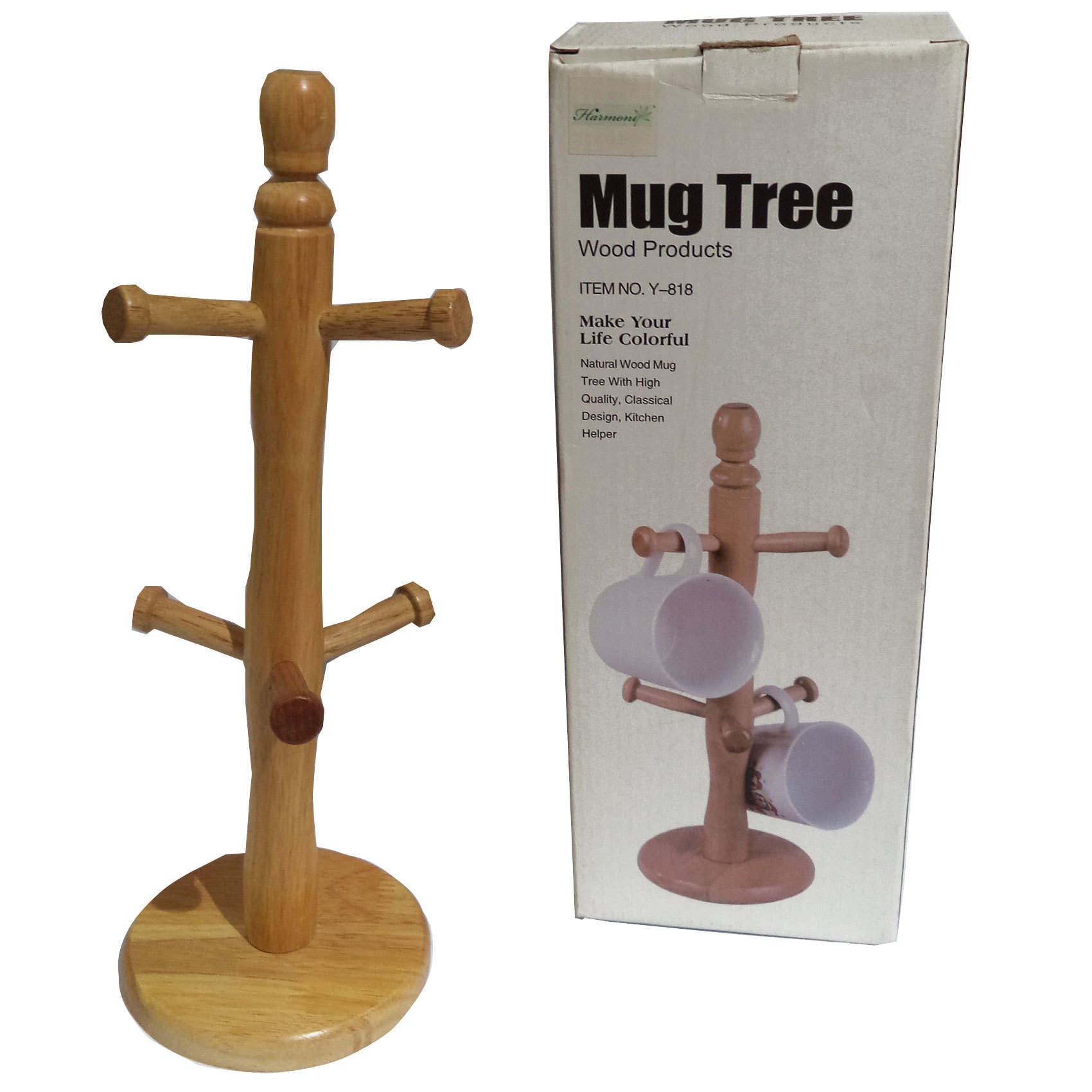 Buy Wooden Mug Tree 12Cm Online Shop Home & Garden on Carrefour UAE