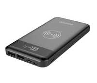 Porodo Power Bank, Slim Wireless Powerbank 10000Mah, Charge Multiple Devices Simultaneously, Safety Mechanism Fire-Proof - Black