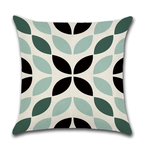Rishahome Pattern Printed Cushion Cover, 45x45 cm