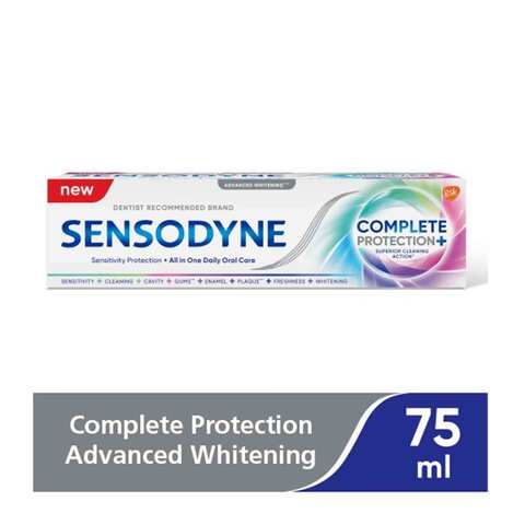 Sensodyne Toothpaste Complete Protection + Advanced Whitening 75ml