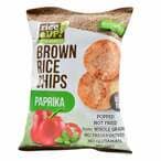 Buy Rice Up Paprika Brown Rice Chips 25g in Kuwait