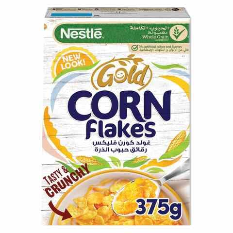 Nestle Gold Corn Flakes Breakfast Cereal 375g