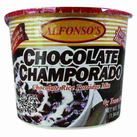 Alfonso&#39;s Chocolate Champorado Rice Porridge Mix 55g