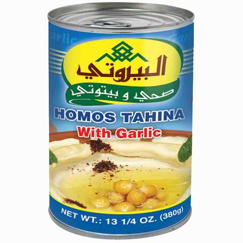 Al-Bayrouty Hommos Tahina With Garlic 380 Gram
