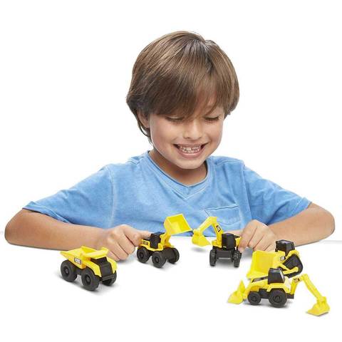 Cat Little Machines Play Vehicle 82150 Yellow Pack of 5