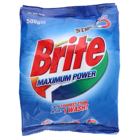 Brite Maximum Power Washing Powder 500g